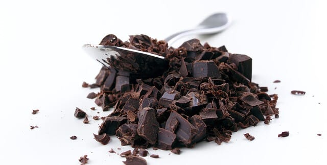 Chocolat noir en copeaux, source de magnésium